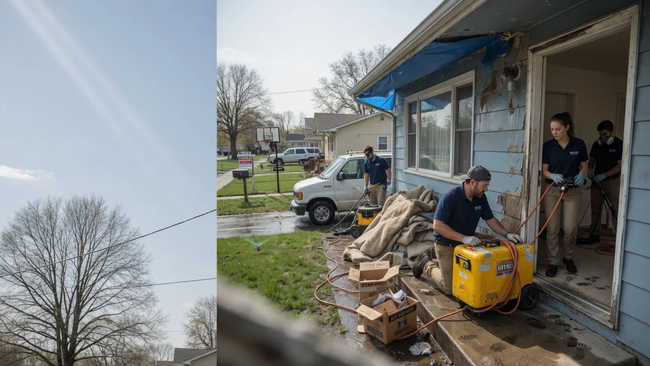 Basement Flood Cleanup in Miller City, IL near me